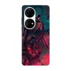 Husa compatibila cu Huawei P50 Pro model dark night rising, Silicon, TPU, Viceversa, Transparent, Carcasa