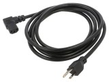 Cablu Alimentare 3m IEC C13 90&deg; la NEMA 5-15