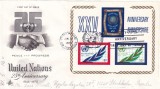 FILATELIE TEMATICA - PLIC SUA UNICEF NATIUNILE UNITE ONU