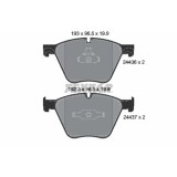 Textar set placute frana, frana disc Q+