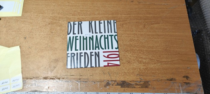 cd Der kleine Weihnachtsfrieden 1914 #A3271