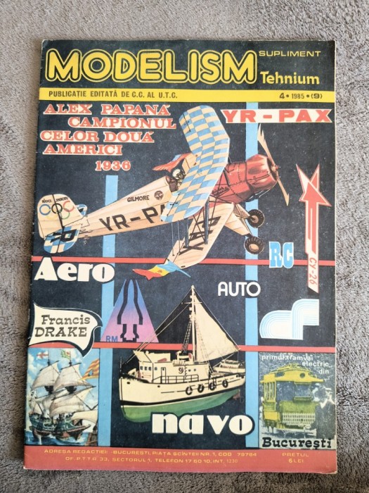 Revista Modelism nr. 4 / 1985 / C rev M1