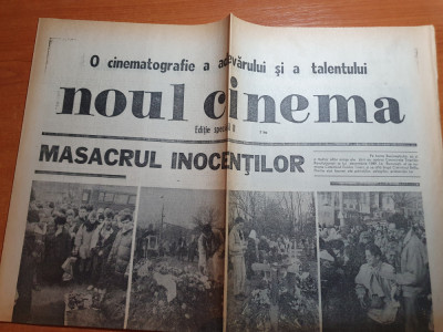 ziarul noul cinema - editie speciala - revolutia romana foto