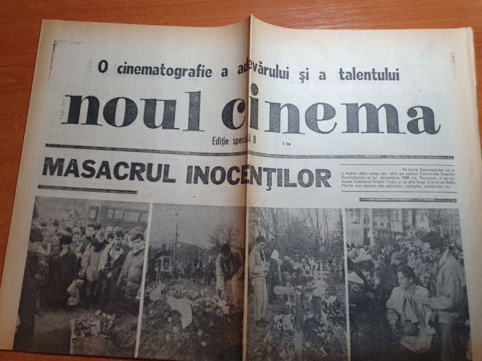 ziarul noul cinema - editie speciala - revolutia romana