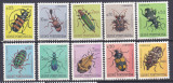 DB1 Fauna Guineea Portugheza 1953 Insecte 10 v. MNH, Nestampilat