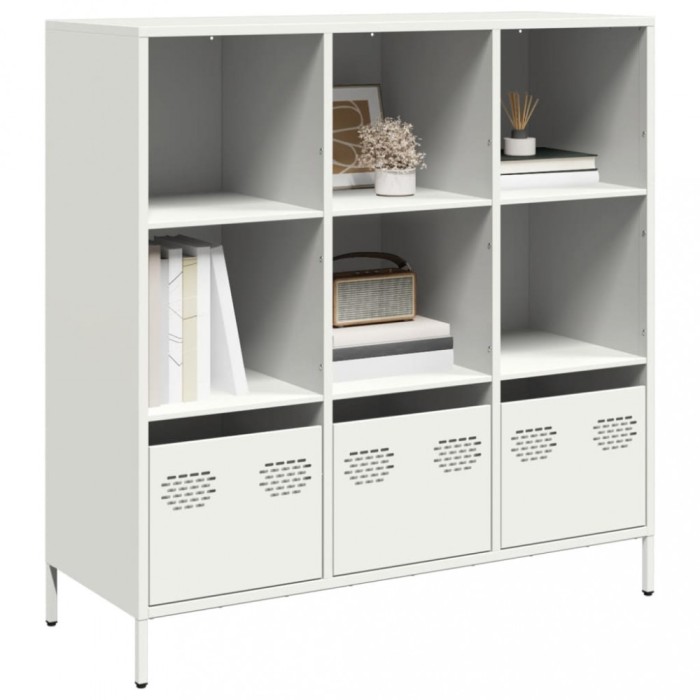 Gossi dulap inalt, alb, 101,5x39x103,5 cm, otel