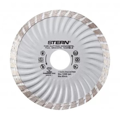 Disc diamantat turbo Stern, 115 x 2.2 x 7 mm foto