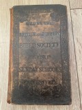 Biblia / Biblie veche, 1829 , in limba engleza, 19X12X5 cm