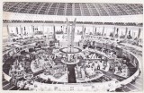 bnk cp Bucuresti - Interior din Pavilionul Expozitiei realizarilor economiei nationale a RPR - uzata