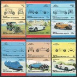 Bequia 1986 Mi 160/171 MNH - Automobile, Nestampilat