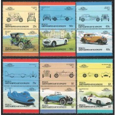 Bequia 1986 Mi 160/171 MNH - Automobile