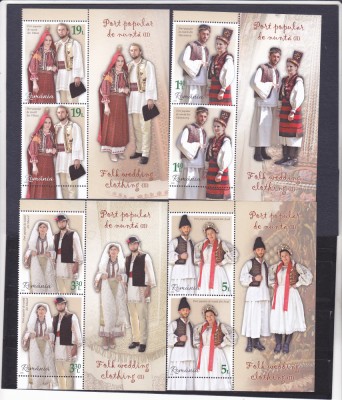 ROMANIA 2020 - PORT POPULAR DE NUNTA(II) , CU MANSETA - LP 2301,MNH. foto