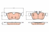 TRW GDB2168 set placute frana,frana disc