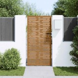 Poartă pentru grădină, 85x175 cm, oțel corten, dreptunghiuri