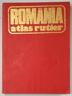 ROMANIA , ATLAS RUTIER , 1981 foto