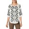 Bluza dama O25 alb/crem , marimea 2XL