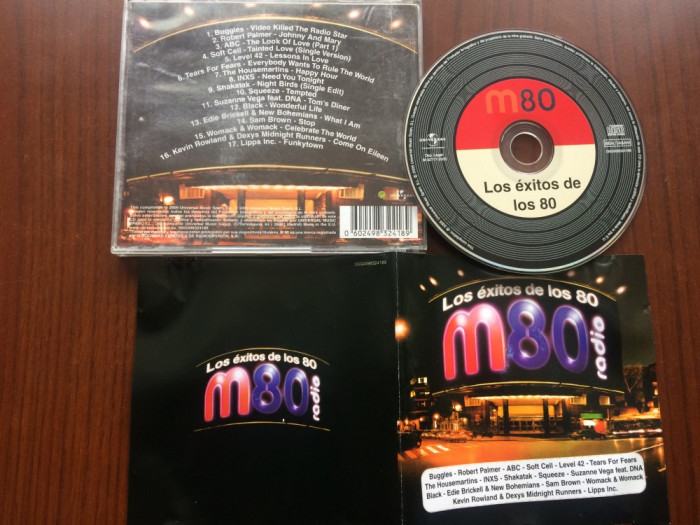 M80 radio los exitos de los 80 cd disc selectii hit muzica pop disco anii 80 VG+