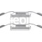 FEBI BILSTEIN 181913 Set accesorii, placute frana