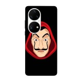 Husa compatibila cu Huawei Nova Y70 model Money Heist, Silicon, TPU, Viceversa, Transparent, Carcasa