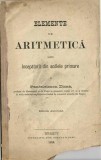 1745SPN Elemente de aritmetică pentru &icirc;ncepătorii din sc&oacute;lele primare de Pantelimon Dima Brașov, 1880
