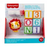 Set de jucarii pentru baie Litere, cifre si jucarie Leu, Fisher Price Multicolor, Altele, Unisex