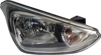 Far Hyundai I10 (Ba) 01.2014-, Dreapta, tip bec H4+H7, reglare electrica, ECE, fara motoras, cu lumina viraje Depo, 92102B9300, foto