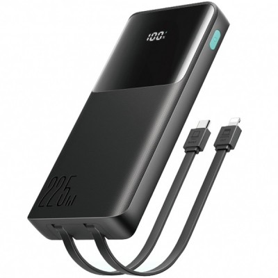 Baterie Externa Joyroom JR-PBF19, 10000mAh, 22.5W, QC + PD, 1 x Lightning - 1 x USB-A - 2 x USB-C, Neagra foto