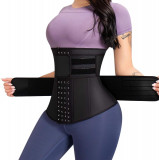 NE Latex Talie Trainer Corset Underbust Sport Cincher Femei Antrenament Body Sha