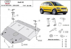 Scut motor metalic Audi A2 2000-2005 foto