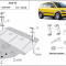 Scut motor metalic Audi A2 2000-2005