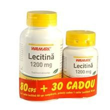 Pachet Lecitina 1200mg Walmark 80+30cps cadou Cod: 19012 foto