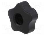 Buton de reglare ELESA GANTER &Oslash; 32mm Filet M6 H 23mm