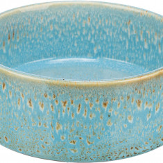 Castron Ceramic, Pentru Caini, 0.4 l 13 cm, Albastru, 25112
