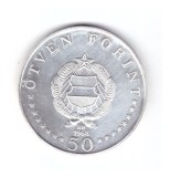 Moneda Ungaria 50 forint/forinti 1968 Ignac Semmelweis, UNC