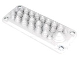Garnitura Trelleborg LMC25, 25 orificii, IP54, gri deschis, UL94-V0, -40...100&deg;C