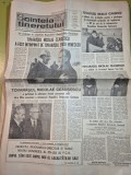 ziarul scanteia tineretului 7 octombrie 1989 - vizita lui ceausescu in germania,interviu emerich jenei
