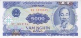 Bancnota Vietnam 5.000 Dong 1991 - P108 UNC
