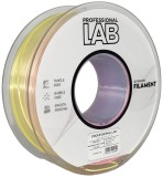 Filament Silk PLA Rainbow Black 1.75mm Prof. Lab 1kg 3D Printing