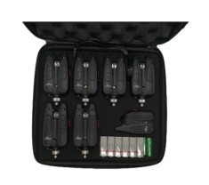Kit 6 senzori pescuit rezistenti la apa cu statie si valigeta pentru transport