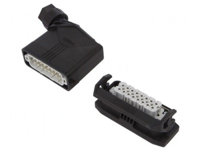 Conector HDC tată mamă 250V 16A 16 pini 16PE foto