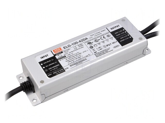 Alimentator LED 100W 42V 2,28A DALI