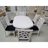 SET MARCO 2 MASA 160/195 CM + 6 SCAUNE personalizabil pe culori