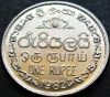 Moneda exotica 1 RUPIE - SRI LANKA, anul 1982 *cod 448 = A.UNC, Asia