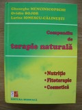 MENCINICOPSCHI / BOJOR / IONESCU-CALINESTI - COMPENDIU DE TERAPIE NATURALA - 2009