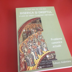 Liviu Stan,Biserica și Dreptul.Studii de Drept Canonic Ortodox.Probleme actuale