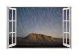 Cumpara ieftin Autocolant decorativ, Fereastra, Natura si peisaje, Multicolor, 85 cm, 2019ST