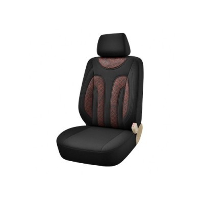 Huse scaun auto universale pentru fata culoare Negru cu Rosu 1+1 Cod: HNG1+1B foto