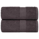 VidaXL Prosoape de săpun 2 buc Antracit 30x30 cm 360 g/m&sup2; 100% bumbac