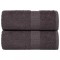 Gossi prosoape de sapun 2 buc antracit 30x30 cm 360 g/m2 100% bumbac