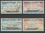 Niger 1984 Sailing ships used T.389, Stampilat